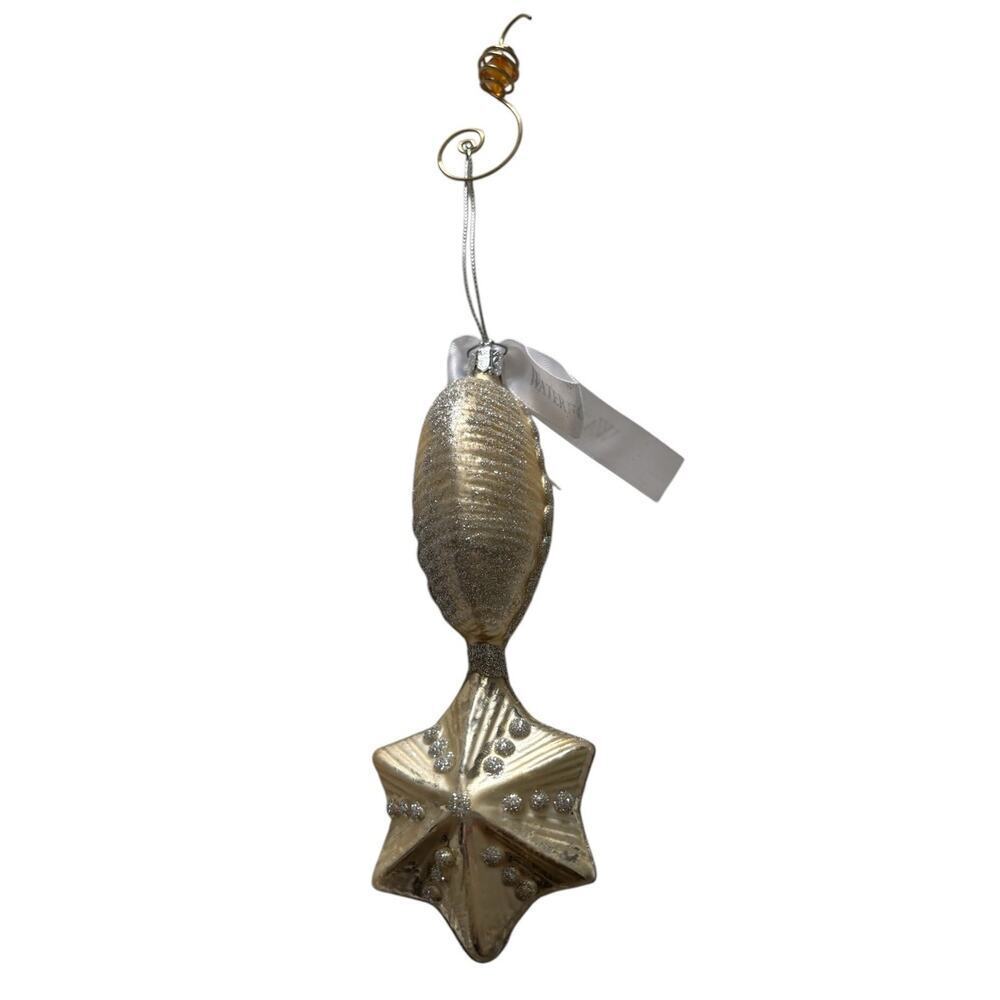 Waterford Holiday Heirlooms Silver Moon & Star Christmas Ornament Vintage - Picture 3 of 10